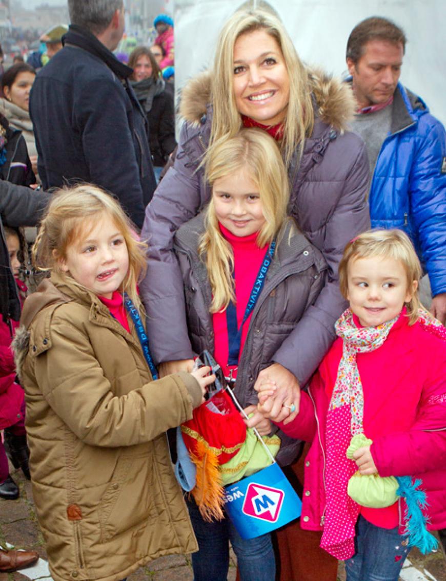 Inzwischen sind die drei richtig groß geworden: Prinzessin Alexia, 7, Prinzessin Catharina-Amalia, 9, und Prinzessin Ariane, 6