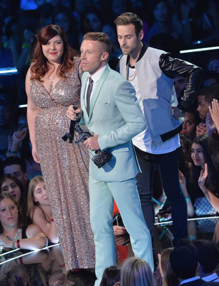 Mary Lambert, Macklemore und Ryan Lewis freuten sich über den Award für das
