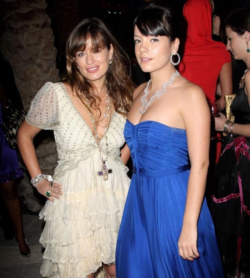 Jade Jagger und Sängerin Lilly Allen