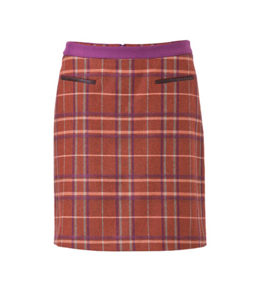 Pencilskirt mit pinkem Bund von Betty Barclay, ca. 80 Euro