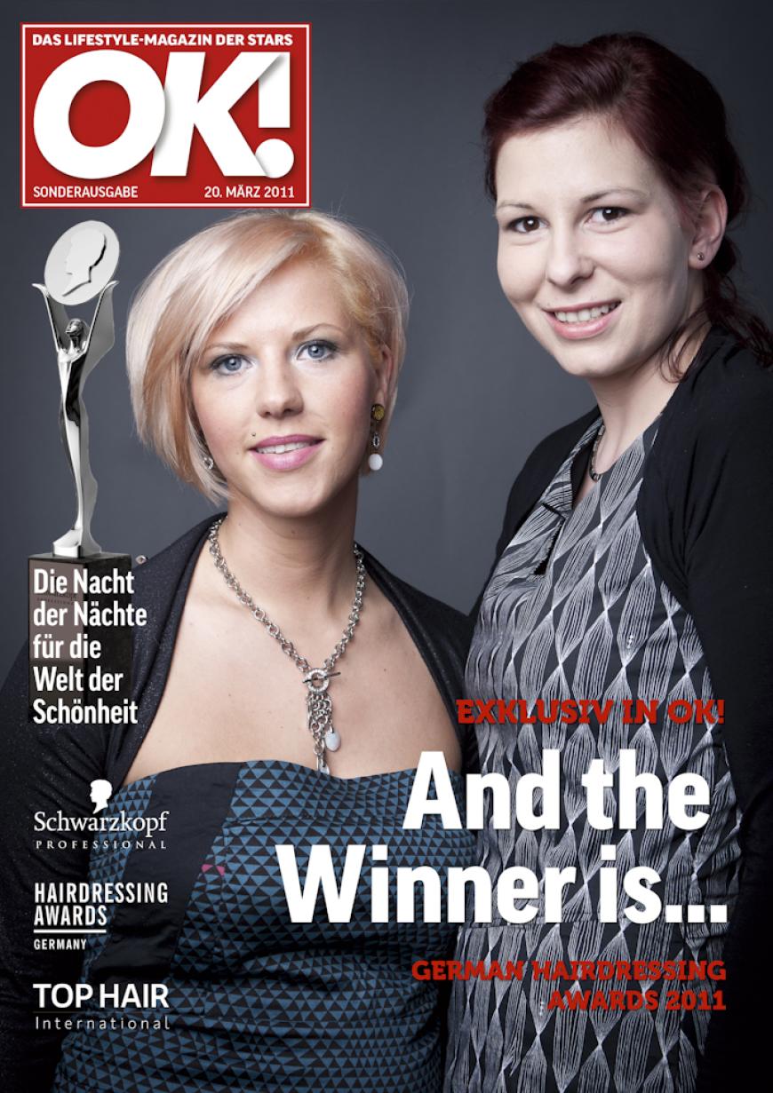Einmal im Leben das Cover der OK! zieren! Für die Gäste des „German Hairdressing Award 2012“ wurde dieses Traum Wirklichkeit. Jeder Gast des Gala-Abends konnte an einem persönlichen OK! Fotoshooting teilnehmen - und die tollen Ergebnisse sehen Sie hier! Viel Spaß beim Durchklicken!