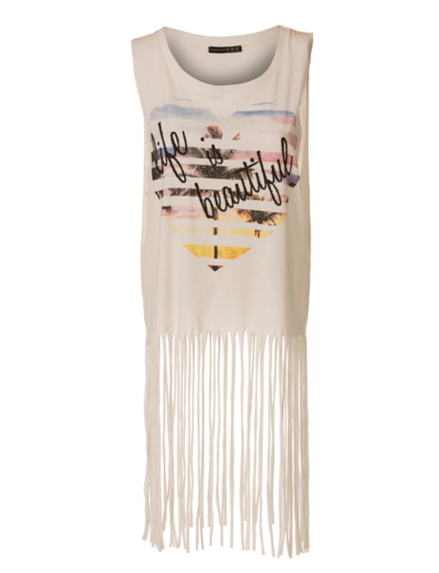Crop-Top mit Fransen von Primark, ca. 8 Euro