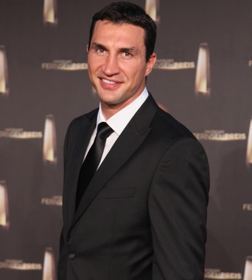 Wladimir Klitschko kam, sah und siegte: Der Boxer bekam einen Preis in der Kategorie