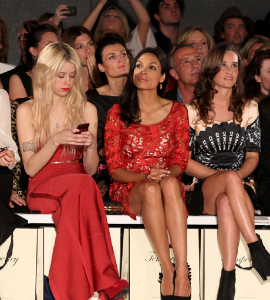 Peaches Geldof, Rosario Dawson und Pippa Middleton bei Temperley