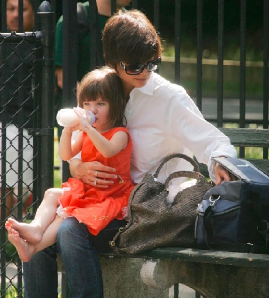 Bleibt zu hoffen, dass Suri Cruise bald wieder lachen kann