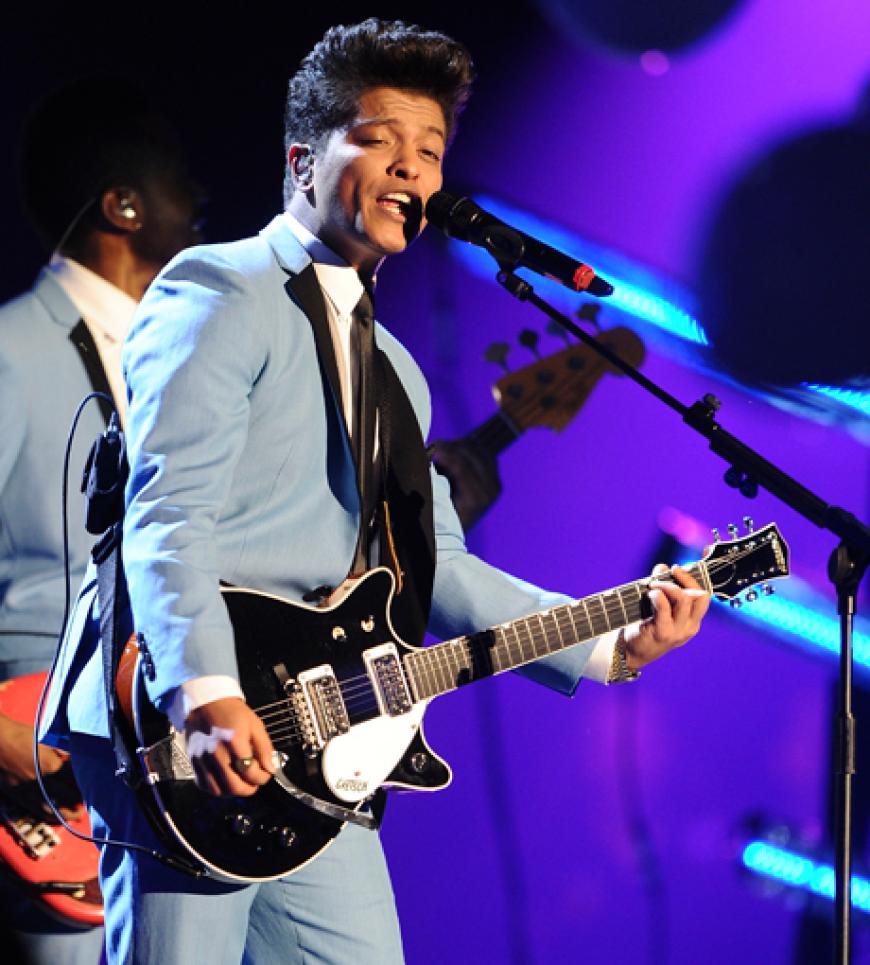 Auf der Bühne: Bruno Mars