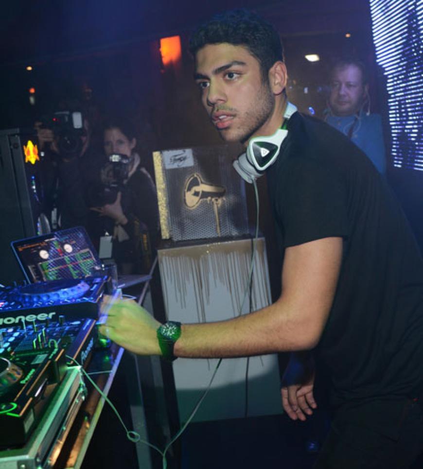 Noah als DJ bei der Michalsky-Afterparty