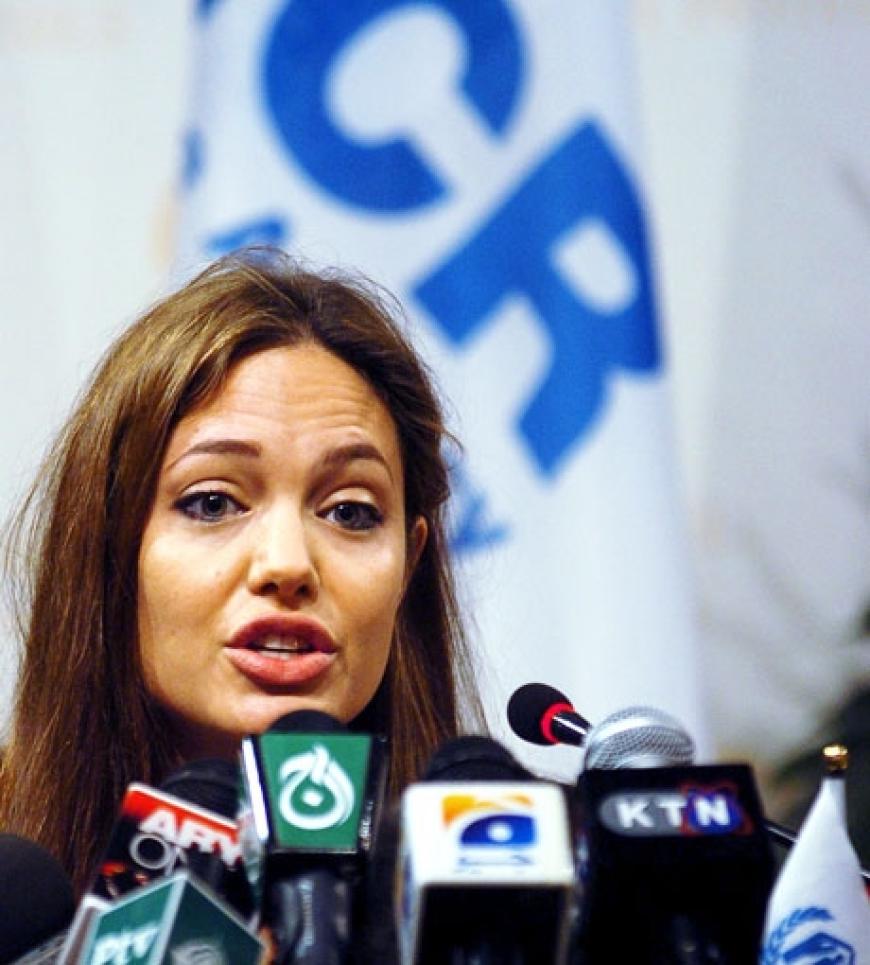 Angelina Jolie engagiert sich für UNHCR