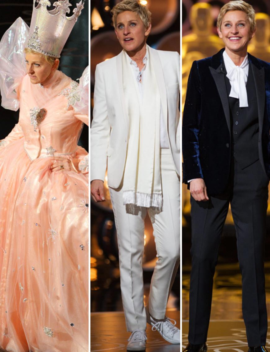 Die Nacht der Oscars war auch eine Nacht der Kleider. Nach der Verleihung ging es auf die begehrten Partys - und auch da gab es einiges zu sehen. Ellen DeGeneres führte durch das Event und änderte mehrmals ihren Look