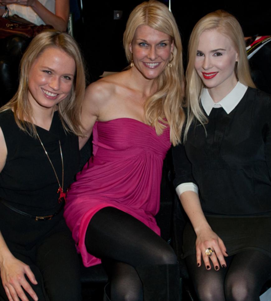 Nova Meierhenrich, Natascha Grün und Ariane Sommer bei
