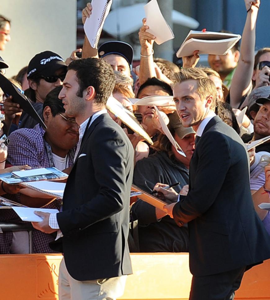 Tom Felton gab fleißig Autogramme
