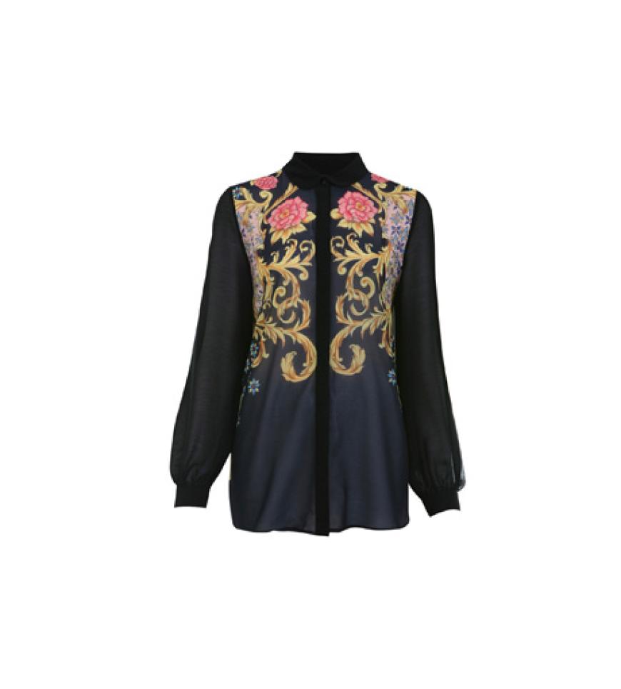 Wertet jedes Outfit auf: Bluse über missselfridge.com, ca. 50 Euro