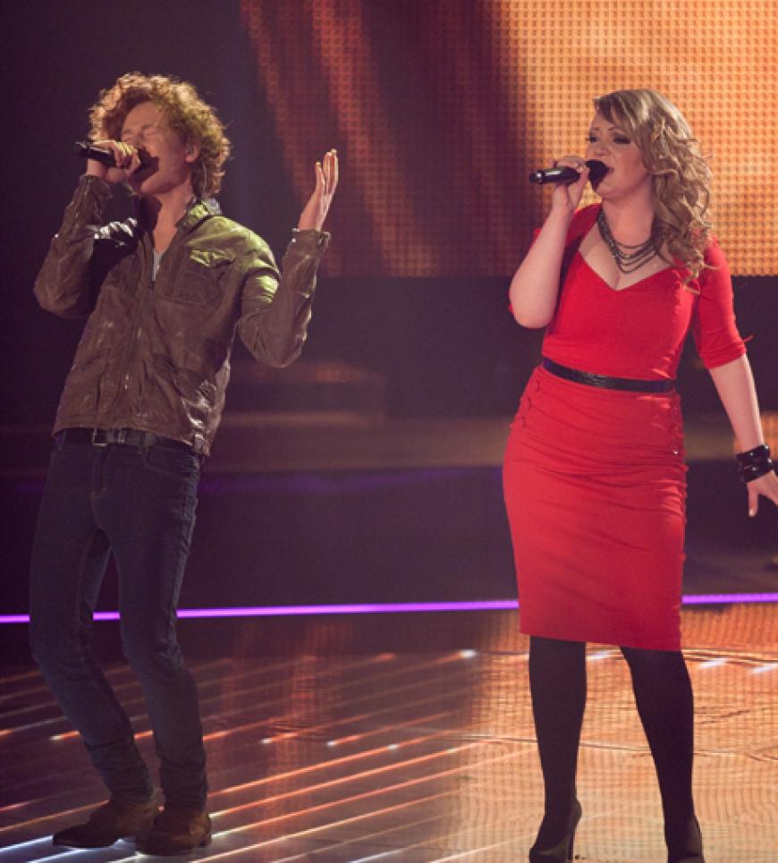 Michael Schulte gegen Jasmin Graf. Coach Rea Garvey will mit dem Youtube-Star im Finale siegen