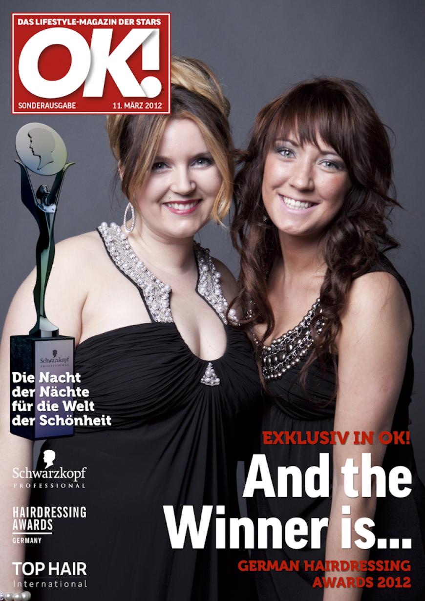 Einmal im Leben das Cover der OK! zieren! Für die Gäste des „German Hairdressing Award 2012“ wurde dieses Traum Wirklichkeit. Jeder Gast des Gala-Abends konnte an einem persönlichen OK! Fotoshooting teilnehmen - und die tollen Ergebnisse sehen Sie hier! Viel Spaß beim Durchklicken!