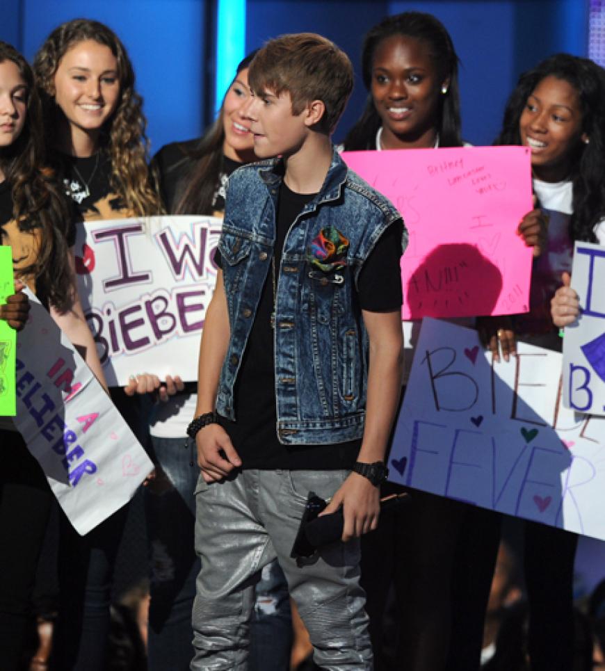 Immer umringt von Fans: Justin Bieber