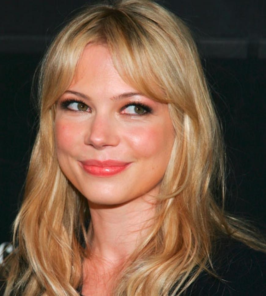 Mit blonder Mähne: Schauspielerin Michelle Williams