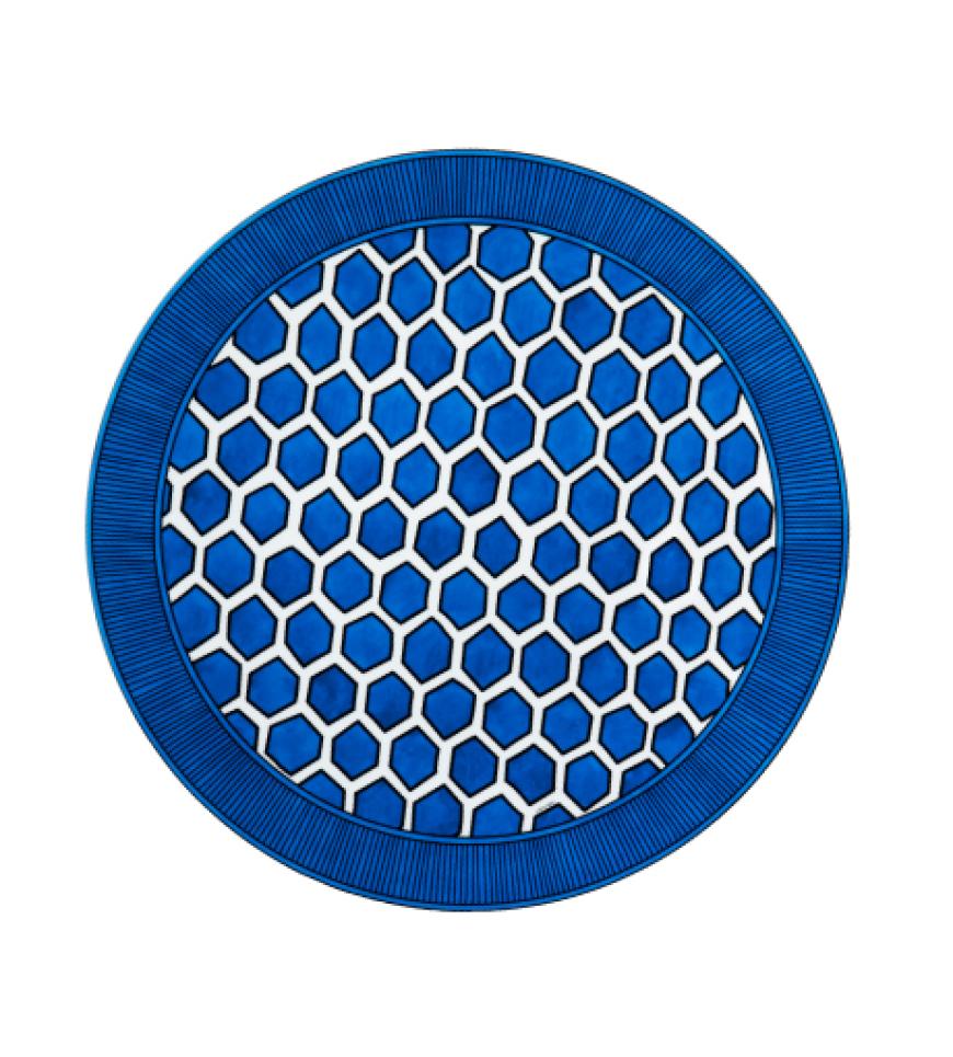 Servierplatte âBleus dAilleurs