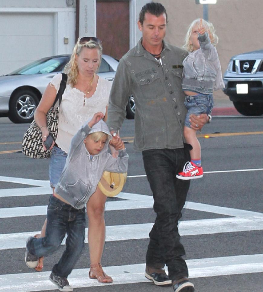 Ausflug unter Männern: Gavin Rossdale ist mit seinen beiden Kids und einer Nanny unterwegs