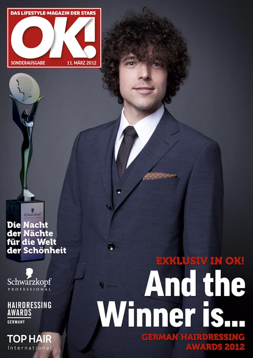 Einmal im Leben das Cover der OK! zieren! Für die Gäste des „German Hairdressing Award 2012“ wurde dieses Traum Wirklichkeit. Jeder Gast des Gala-Abends konnte an einem persönlichen OK! Fotoshooting teilnehmen - und die tollen Ergebnisse sehen Sie hier! Viel Spaß beim Durchklicken!
