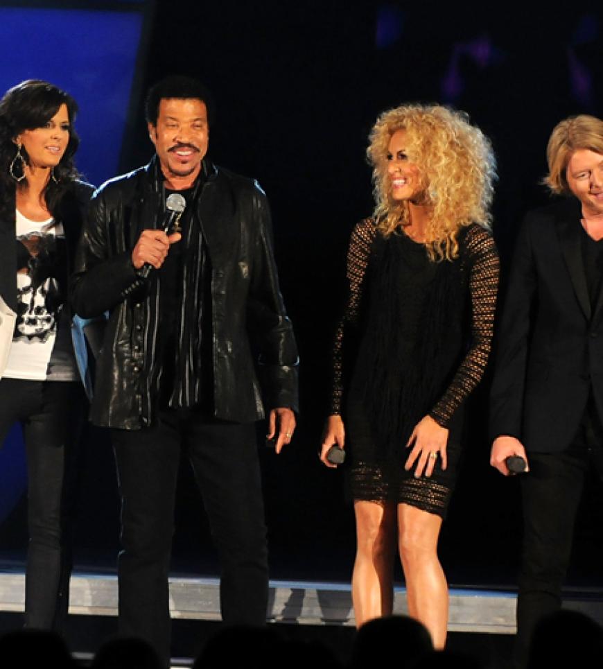Lionel Richie performte mit der Band