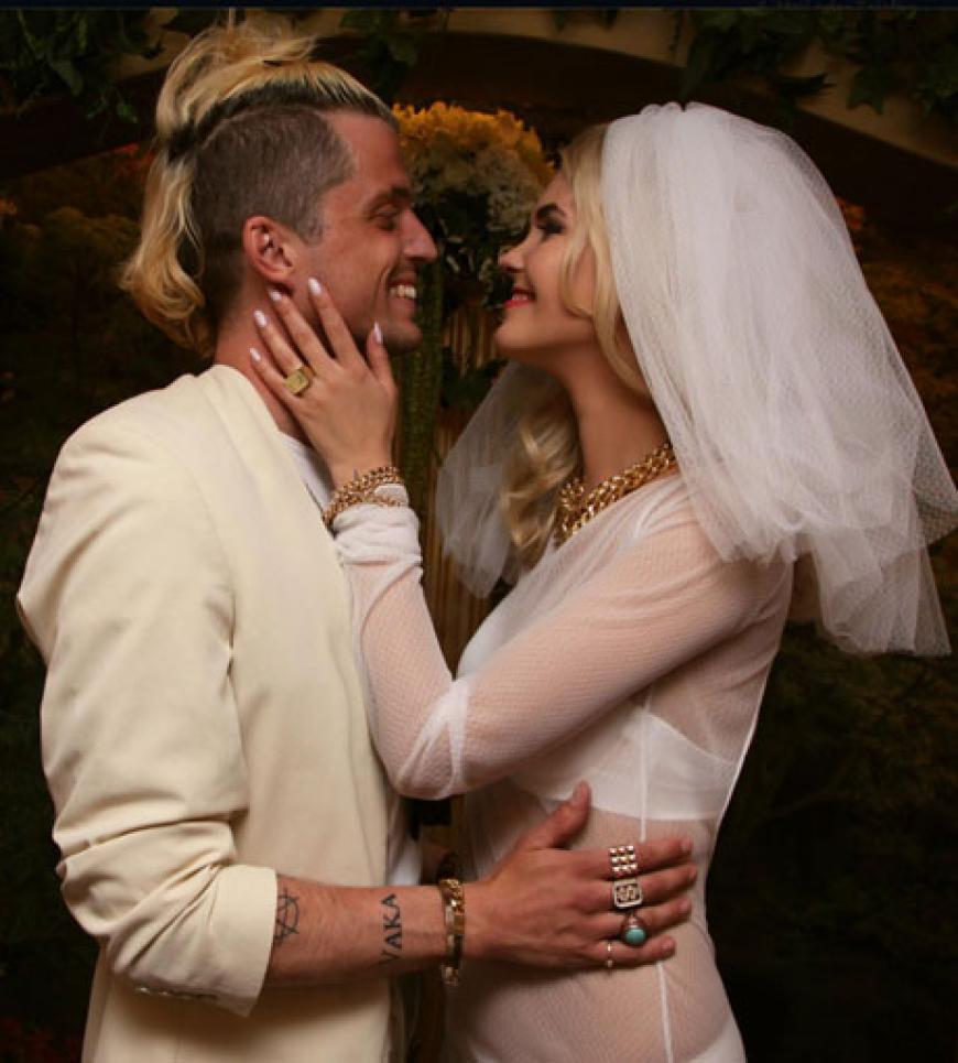 Die Blitz-Ehe in Las Vegas:
Bonnie Strange und Carl Jakob Haupt
