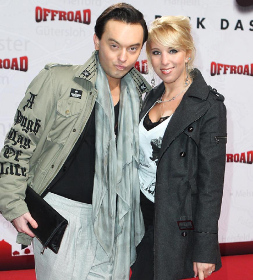 Julian Stoeckel und Annemarie Eilfeld posierten für ein Foto