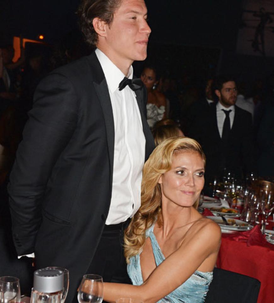 22. Mai 2014: Heidi Klum und Vito Schnabel besuchen die amfAR-Gala in Cannes und zeigen ihre Liebe endlich öffentlich. Übrigens: das Paar trennen 13 Jahre!