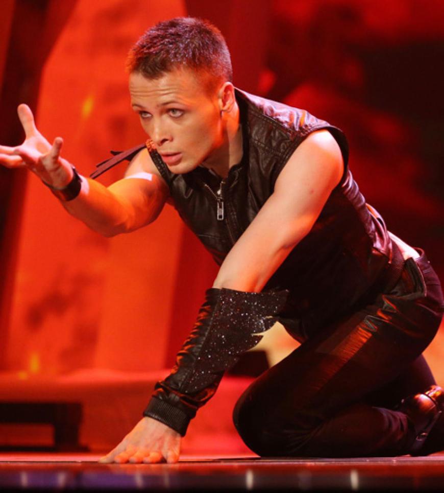 Emil Kusmirek, der Tänzer aus Köln zog mit einer Mischung aus Irish Step Dance, Hip Hop und Jazz das Jury-Trio in seinen Bann und auch das Publikum will ihn im Finale sehen