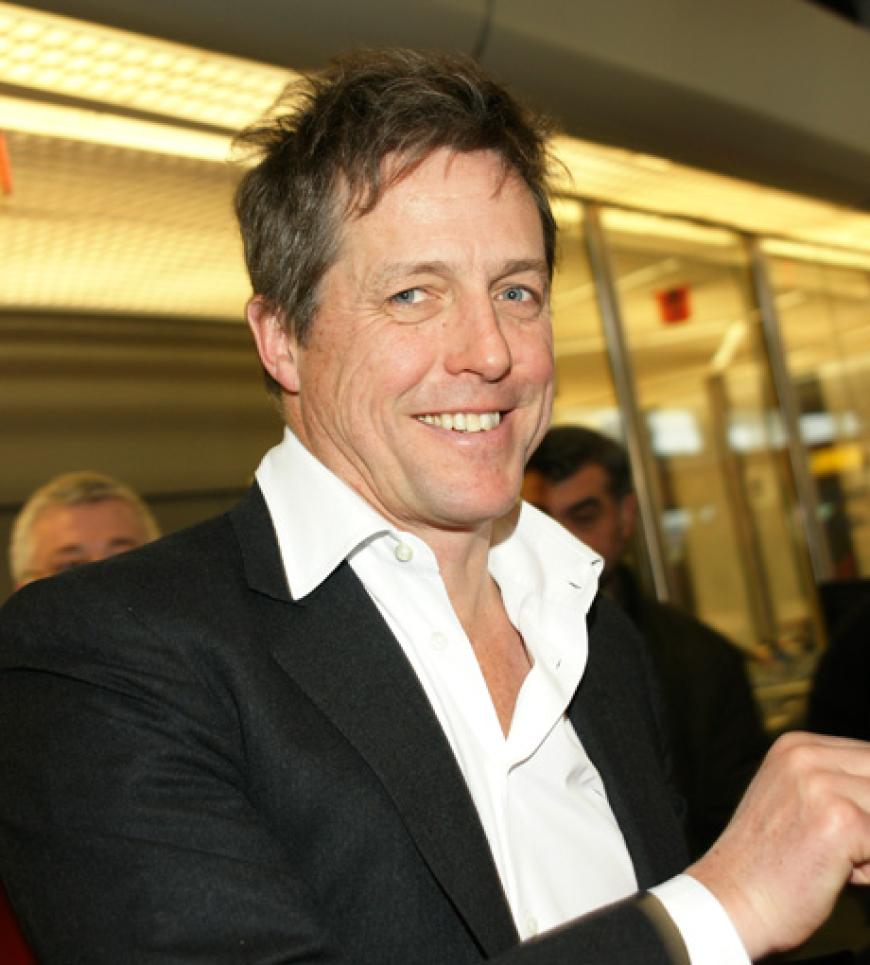 Auch Top-Star Hugh Grant ist gekommen