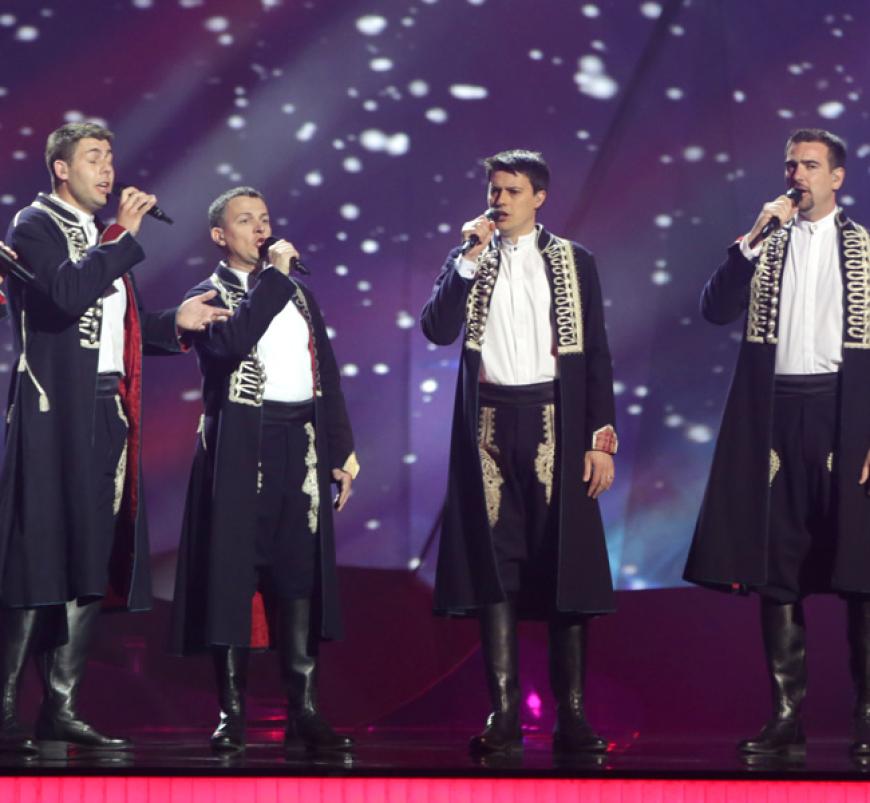 Klapa S Mora bei ihren Proben