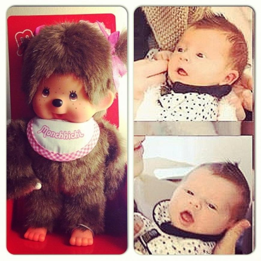 Amelia wird von Papa liebevoll