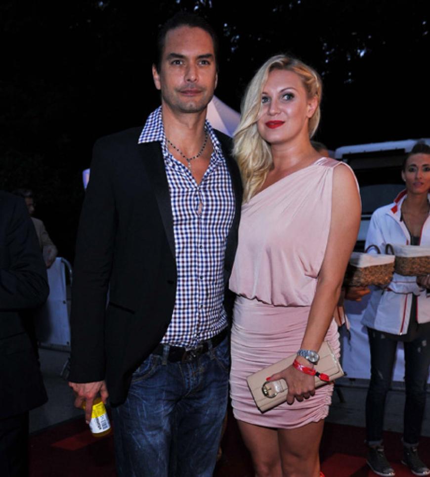Das vielleicht schönste Paar des Abends: Model Marcus Schenkenberg und Magdalena Brzeska (natürlich nur platonisch!)