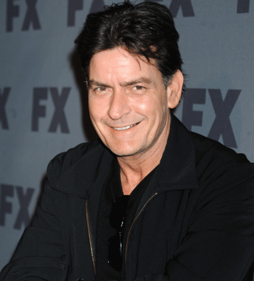 So sah Charlie Sheen aus, als er die Cupcakes anschaute.