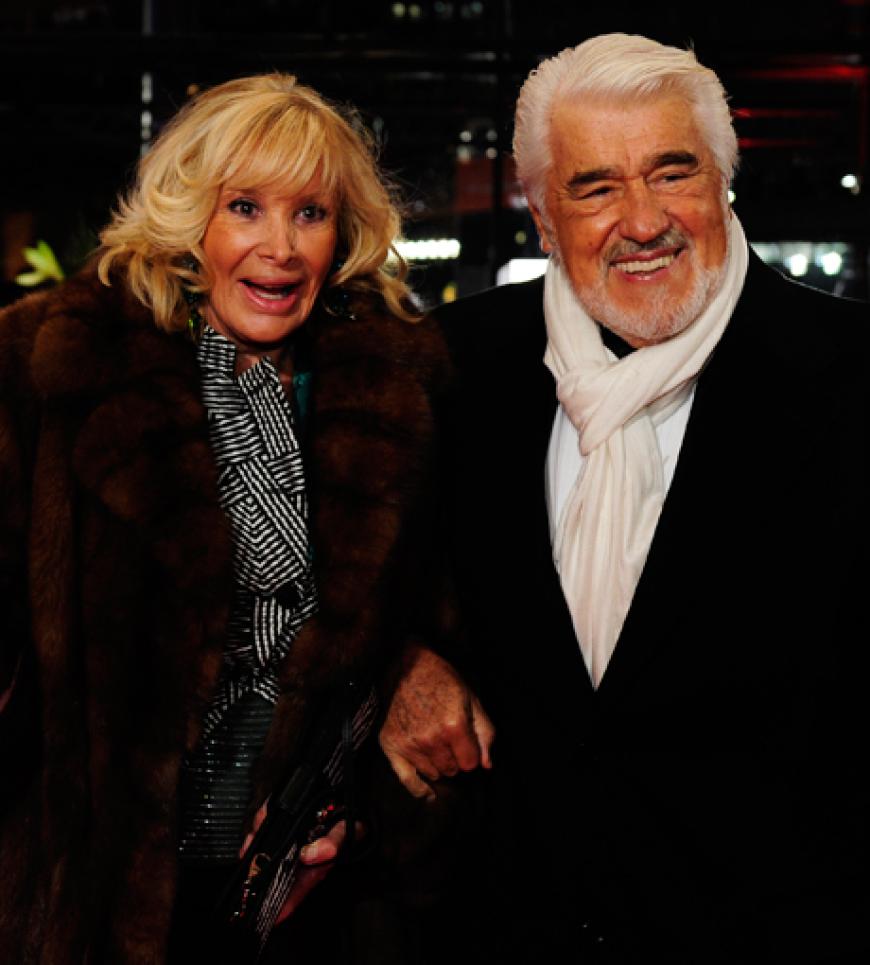 Mario Adorf mit seiner Ehefrau Mo
