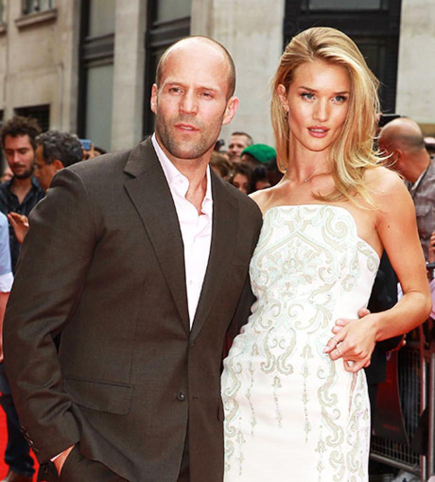 Jason Statham zusammen mit Freundin Rosie Huntington-Whiteley