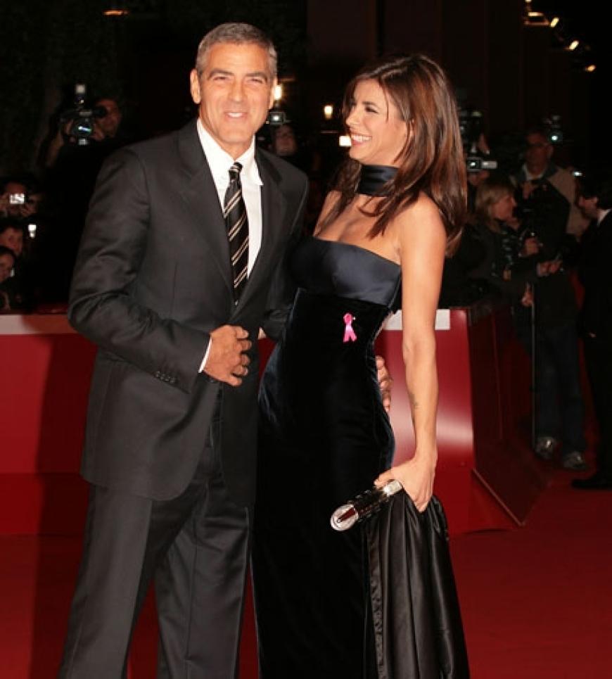 George Clooney mit seiner italienischen Freundin Elisabetta Canalis