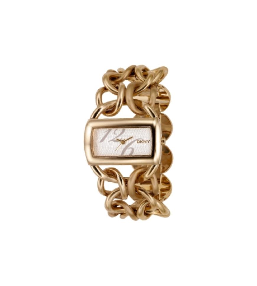 Verschlungenes Design von DKNY, ca. 140 Euro