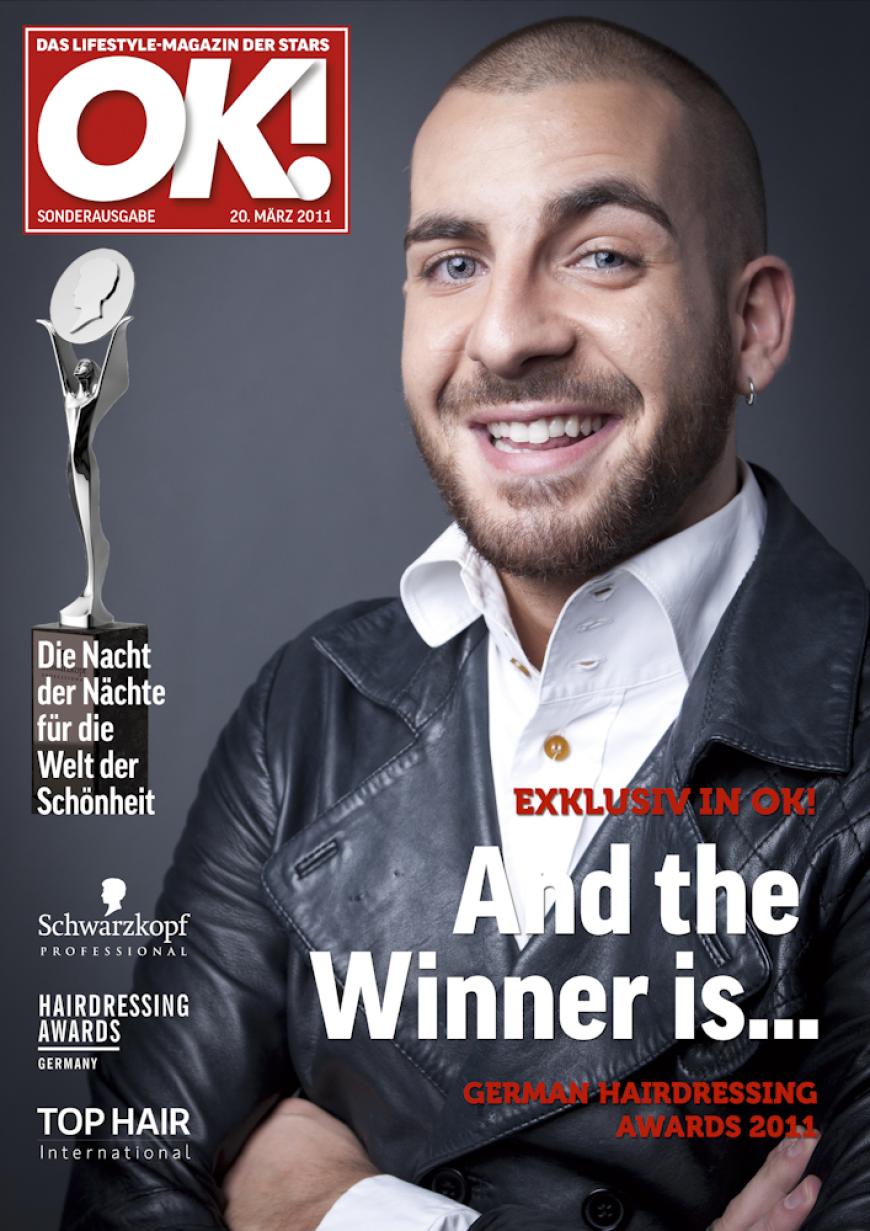 Einmal im Leben das Cover der OK! zieren! Für die Gäste des „German Hairdressing Award 2012“ wurde dieses Traum Wirklichkeit. Jeder Gast des Gala-Abends konnte an einem persönlichen OK! Fotoshooting teilnehmen - und die tollen Ergebnisse sehen Sie hier! Viel Spaß beim Durchklicken!