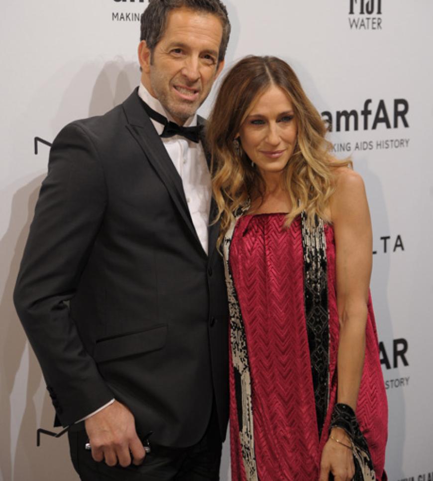 Sarah Jessica Parker mit Designer Kenneth Cole