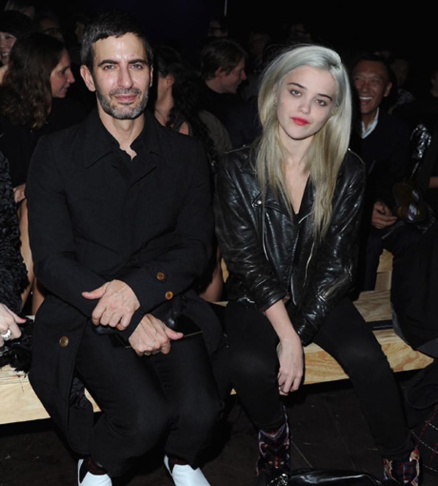 Sky Ferreira, Marc Jacobs in der Frontrow von Yves Saint Laurent