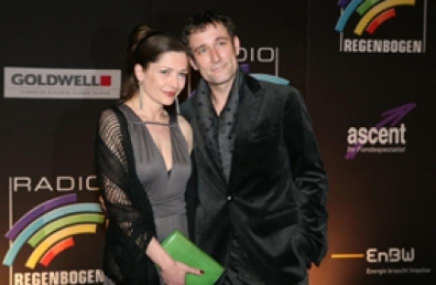 Schauspieler Heikko Deutschmann mit Freundin Iris Boehm
