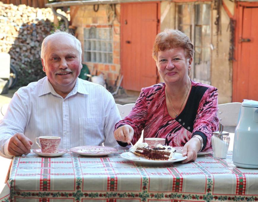 Harmonie pur herrscht auch zwischen den frisch Verliebten