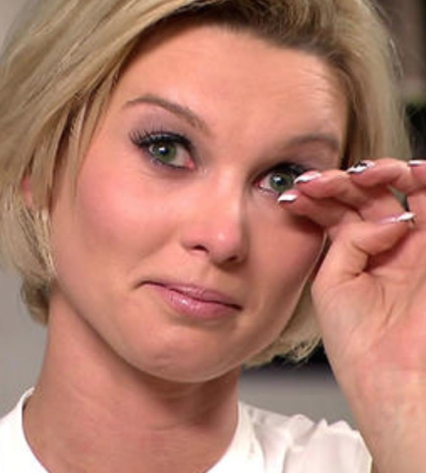 Katja Kühne hat mit dem Liebes-Aus zu kämpfen