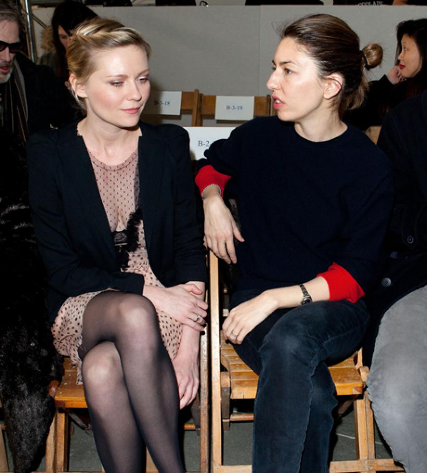 Schauspielerin Kirsten Dunst im Gespräch mit Regisseurin Sofia Coppola 