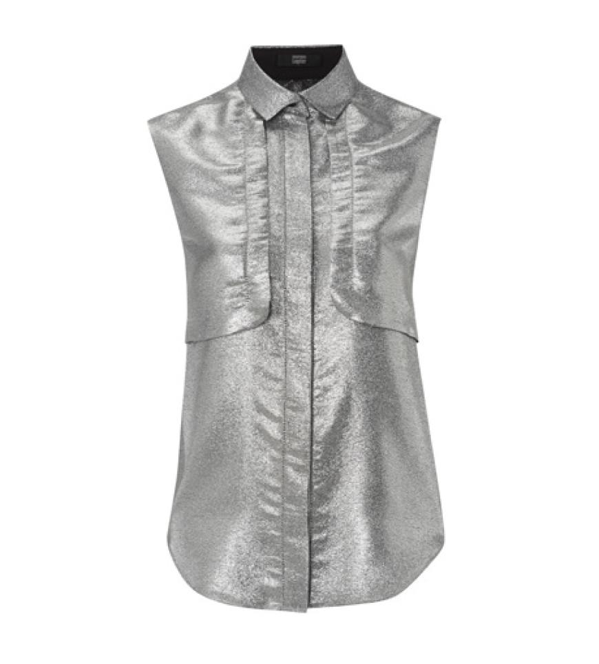 Metallic-Hemd von Markus Lupfer, ca. 395 Euro