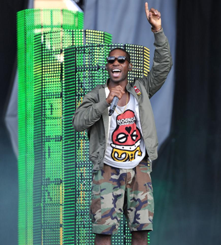 Cool: Rapper Tinie Tempah beim so genannten