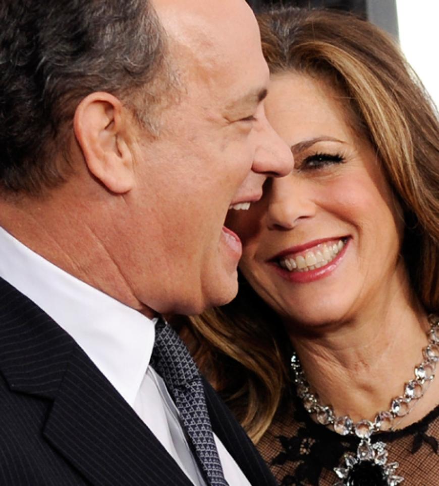 Tom Hanks und Rita Wilson ...