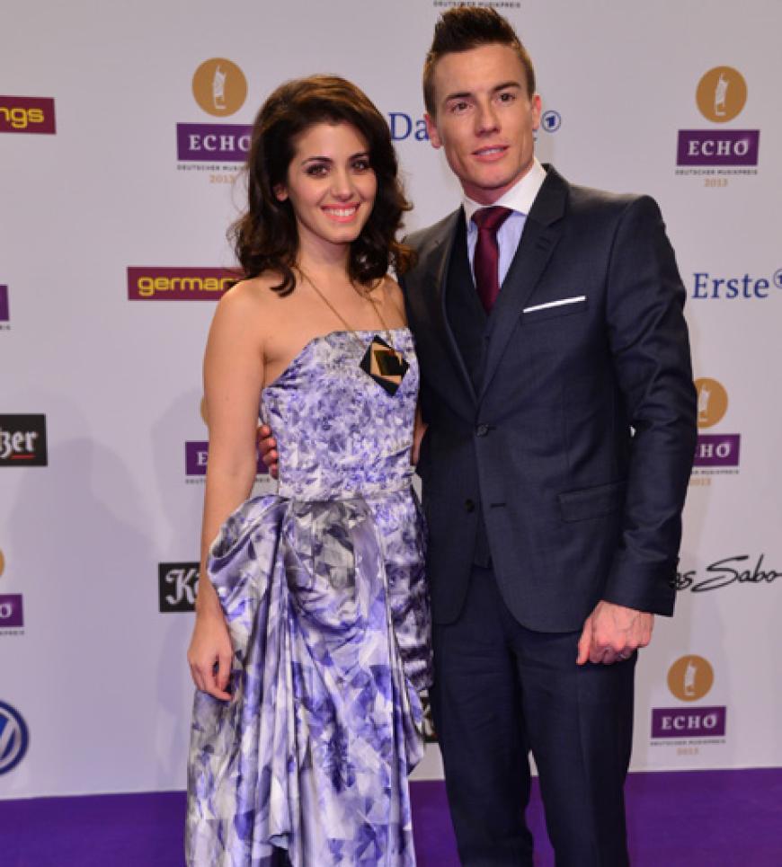 Hübsch! Die britische Wunderstimme Katie Melua mit ihrem Ehemann