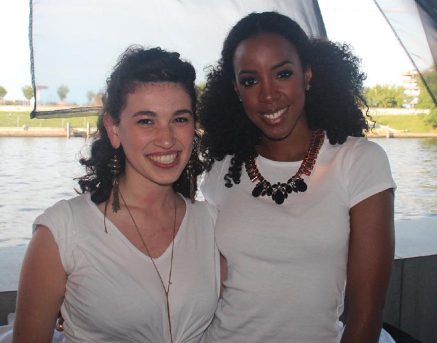 OK!-Reporterin Edith traf Sängerin Kelly Rowland ...