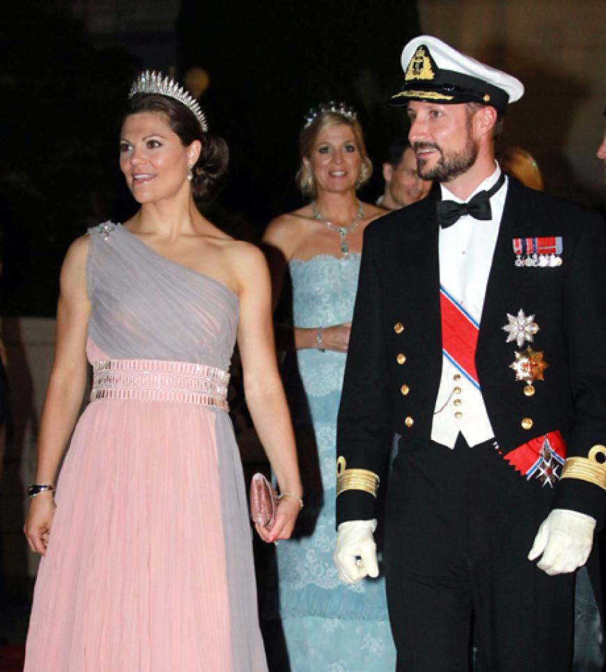Victoria von Schweden und Prinz Haakon von Norwegen